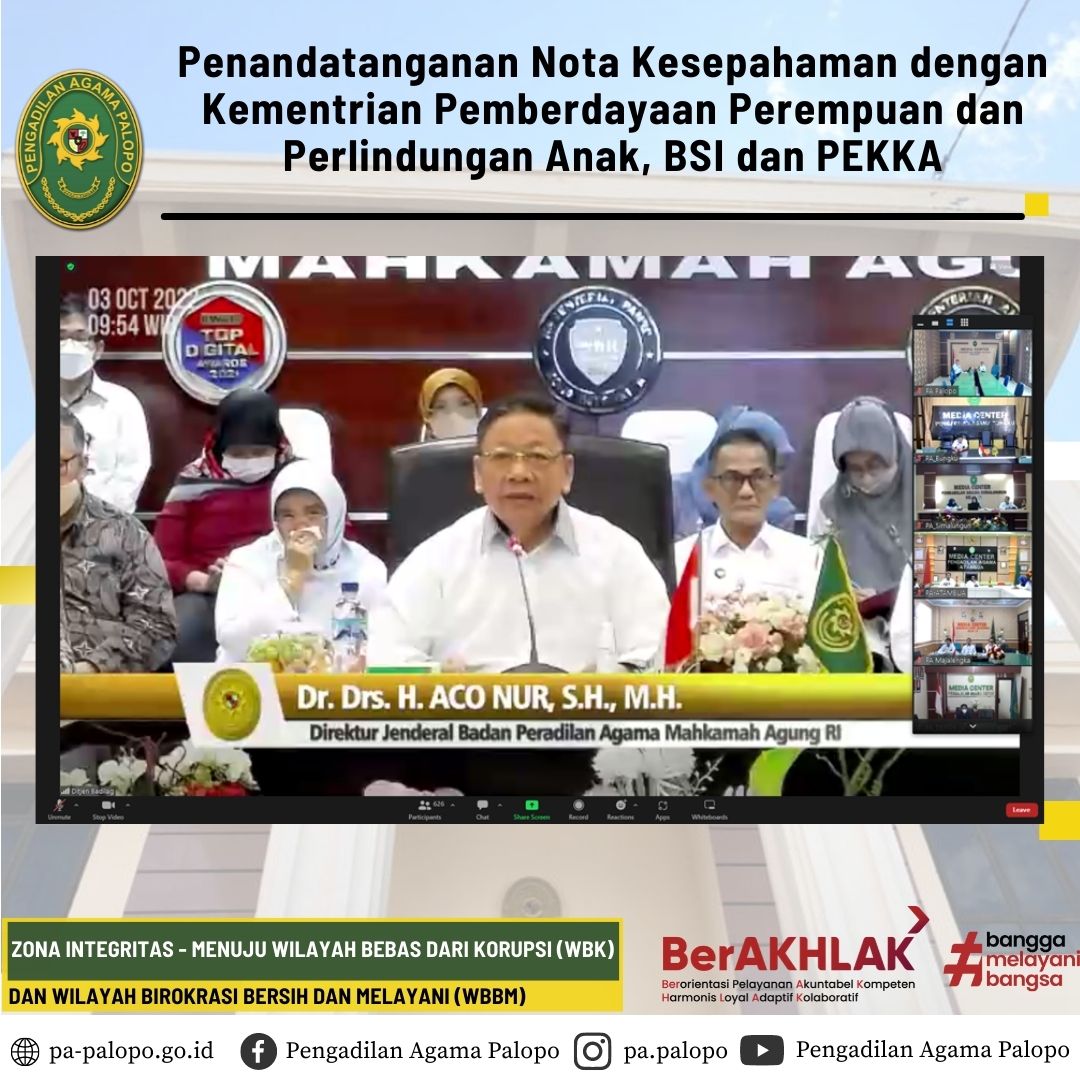 20221003 Nota Kesepahaman Badilag