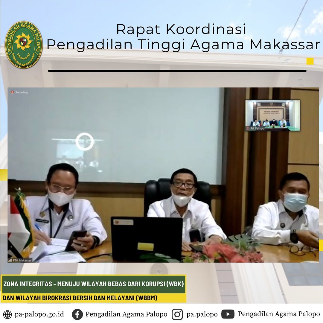 Rapat Koordniasi dengan Pengadilan Tinggi Agama Makassar