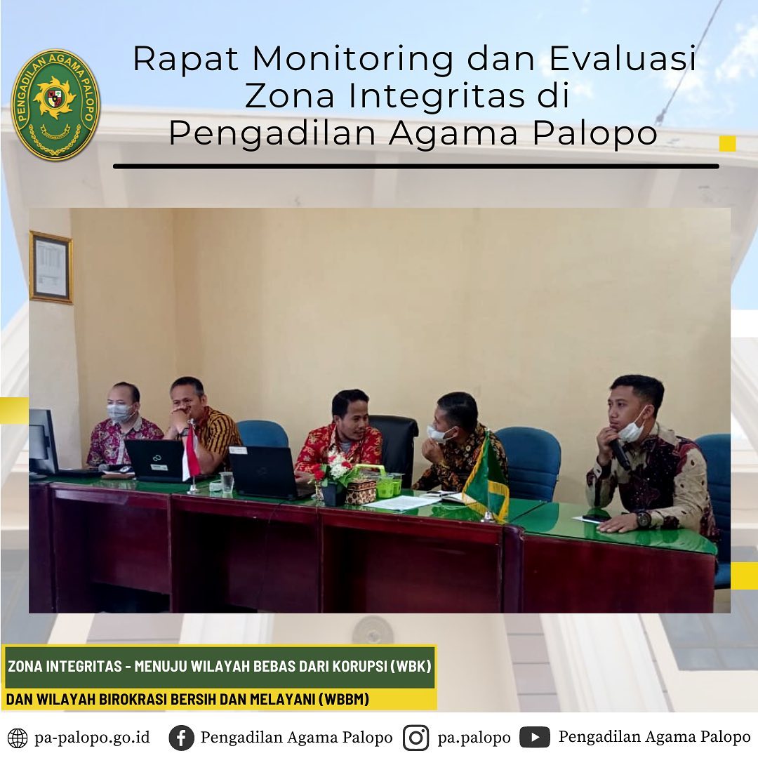 Rapat Monitoring dan Evaluasi ZI 2022